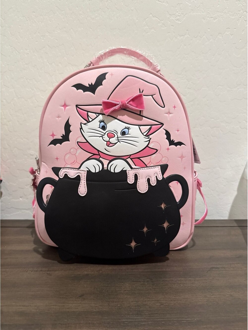 Disney The Aristocats Marie Witch Light-Up Mini Backpack NWT